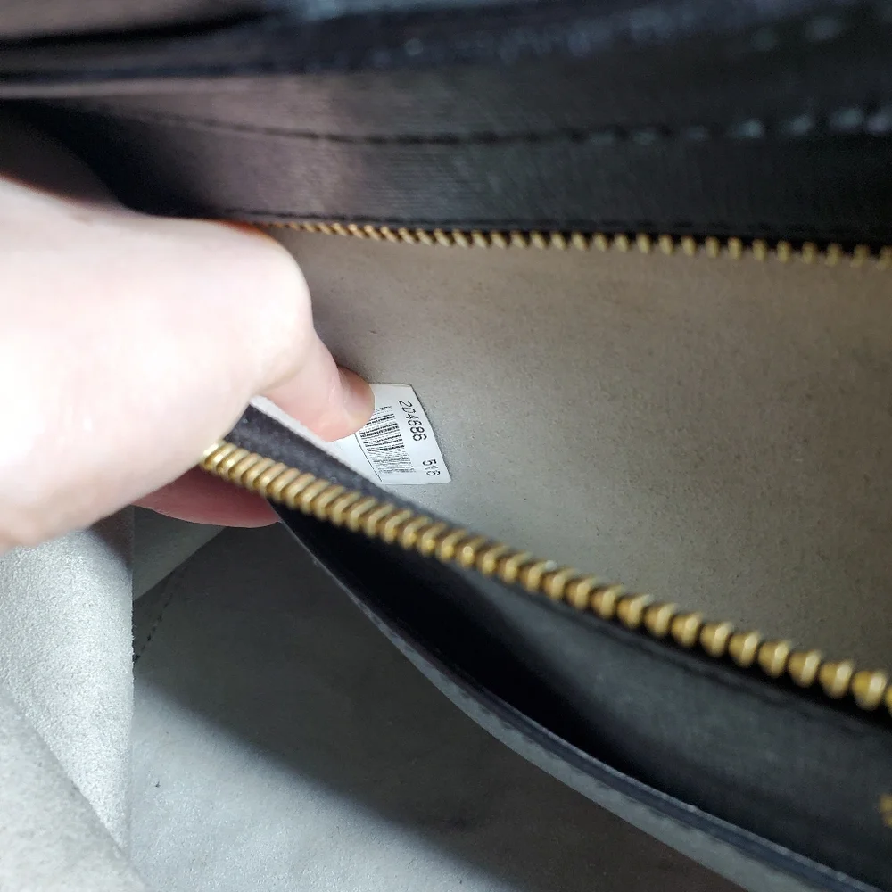Furla Black Leather Tote